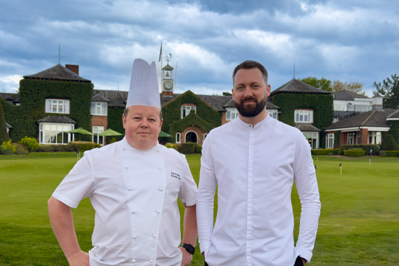 Tom Shepherd With Chef